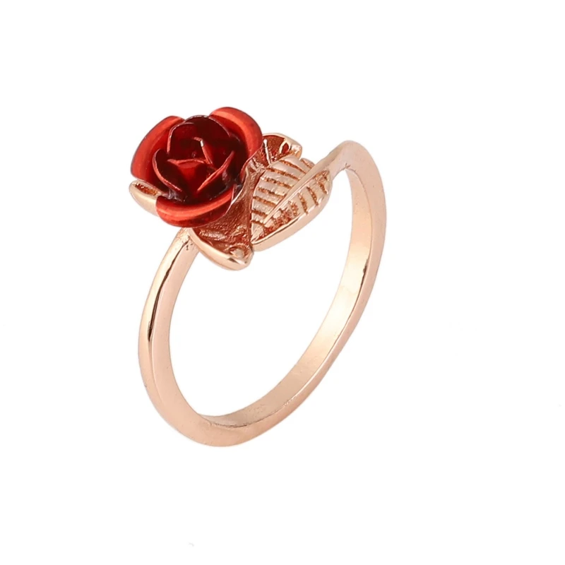 Rings Adjustable Rose Flower Gold Opening Finger Rings For Women Valentine's Day Gift Drop Shipping
Rings Adjustable Rose Flower Gold Opening Finger Rings For Women Valentine's Day Gift Drop Shipping