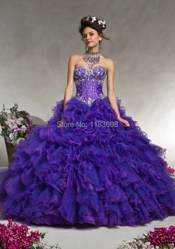 Wholesale Sweetheart Purple Masquerade Quinceanera Ball Gowns 2019 Sweet 16 Dresses Girl Party Dress Dress 15 Years
Wholesale Sweetheart Purple Masquerade Quinceanera Ball Gowns 2019 Sweet 16 Dresses Girl Party Dress Dress 15 Years