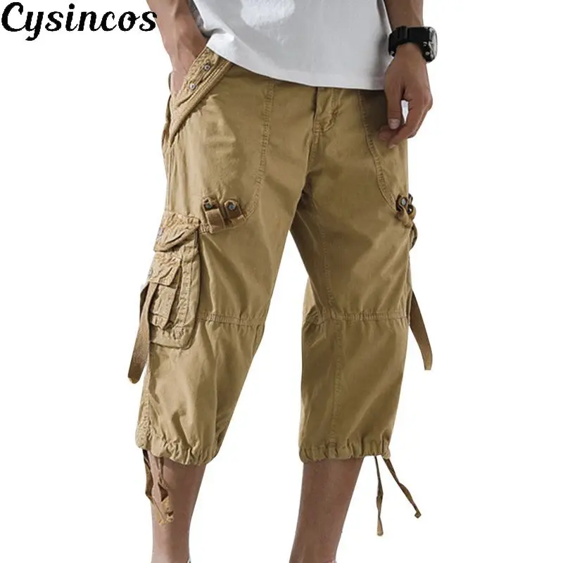 CYSINCOS 2019 New Summer Cargo Shorts Male Casual Workout Military Army Men's Multi-pocket Calf-length Breathable Shorts
CYSINCOS 2019 New Summer Cargo Shorts Male Casual Workout Military Army Men's Multi-pocket Calf-length Breathable Shorts