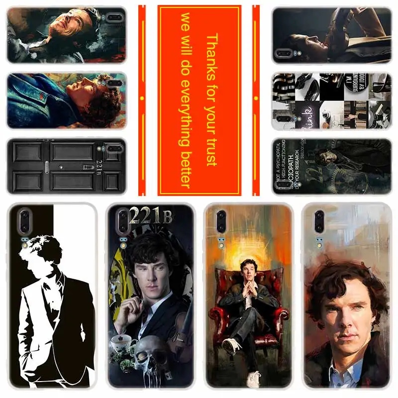 Case soft for Huawei P40 P30 P20 Pro P10 Lite e Plus P Samrt Z 2020 2019 Cover 221B i am Sherlock Holmes Sherlocked
Case soft for Huawei P40 P30 P20 Pro P10 Lite e Plus P Samrt Z 2020 2019 Cover 221B i am Sherlock Holmes Sherlocked