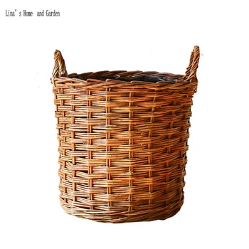 multiple usage waterproof lining round handmade wicker baskets with handle
multiple usage waterproof lining round handmade wicker baskets with handle