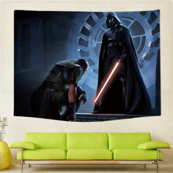 Star Wars Darth Vader Master Yoda Wall Hanging Tapestry Polyester Decorative Polyester Curtains Long Table Cover 200*150cm
Star Wars Darth Vader Master Yoda Wall Hanging Tapestry Polyester Decorative Polyester Curtains Long Table Cover 200*150cm