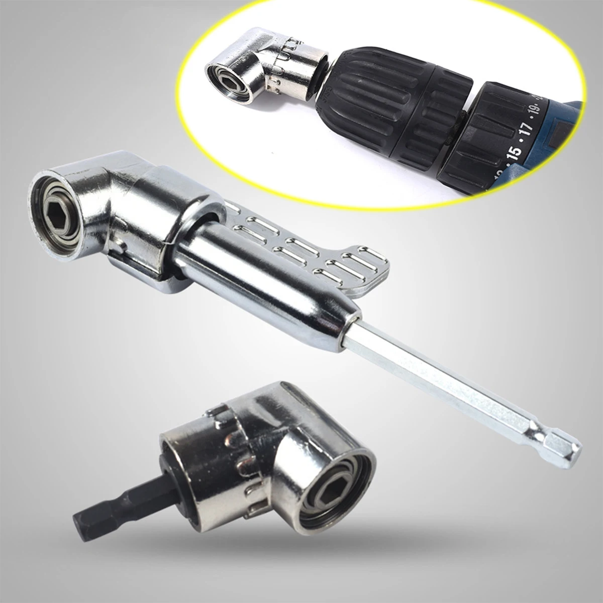 2pcs/set Electric drill corner right angle screwdriver bracket bit 105 degrees Multifunctional Extension Shank Hex Hand Tool
2pcs/set Electric drill corner right angle screwdriver bracket bit 105 degrees Multifunctional Extension Shank Hex Hand Tool