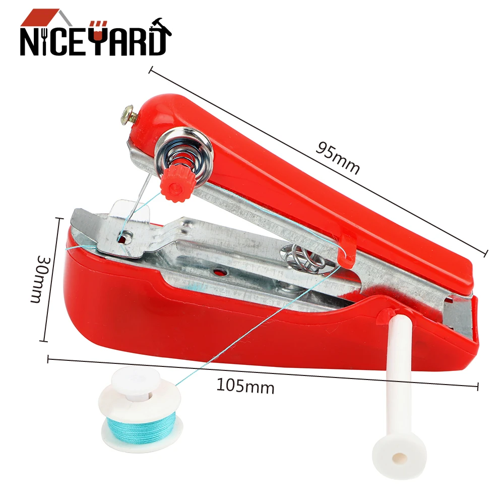 NICEYARD Manual Operation Portable Mini Sewing Machine Creative Simple Sewing Tools Home Travel Small Embroidery Random Color
NICEYARD Manual Operation Portable Mini Sewing Machine Creative Simple Sewing Tools Home Travel Small Embroidery Random Color