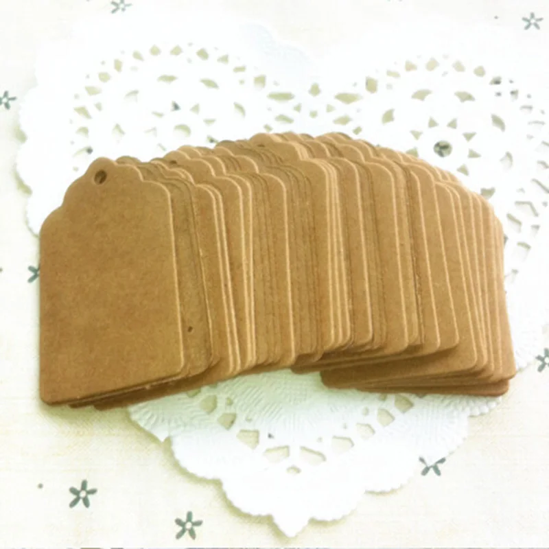 100PCS Paper Tags Kraft Paper Tag Head Label+String Festival Note DIY Blank Price Hang Tag Birthday Wedding Party Paper Cards
100PCS Paper Tags Kraft Paper Tag Head Label+String Festival Note DIY Blank Price Hang Tag Birthday Wedding Party Paper Cards