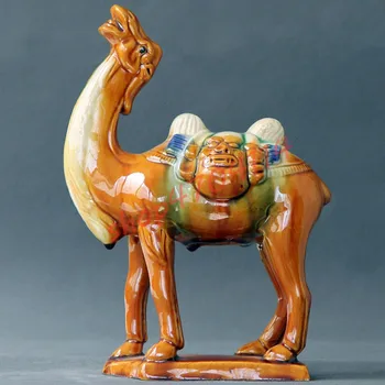 Pure handmade, Ceramics Tang tri-coloured horse and camel ornaments, exquisite handicraft decorations
Pure handmade, Ceramics Tang tri-coloured horse and camel ornaments, exquisite handicraft decorations