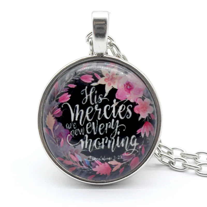 New Arrivel Design Jesus Bible Verse Necklace Art pictures English Words Pendant Necklace Quote Jewelry Glass Christian Necklace
New Arrivel Design Jesus Bible Verse Necklace Art pictures English Words Pendant Necklace Quote Jewelry Glass Christian Necklace