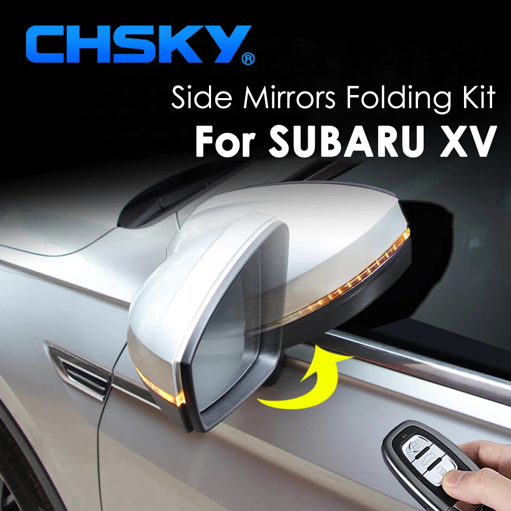 CHSKY Car Side Mirror Folding Kit for Subaru XV GJ, GP 2011-2016 auto Side Mirror Folding Rear View Mirror fold Car Styling
CHSKY Car Side Mirror Folding Kit for Subaru XV GJ, GP 2011-2016 auto Side Mirror Folding Rear View Mirror fold Car Styling