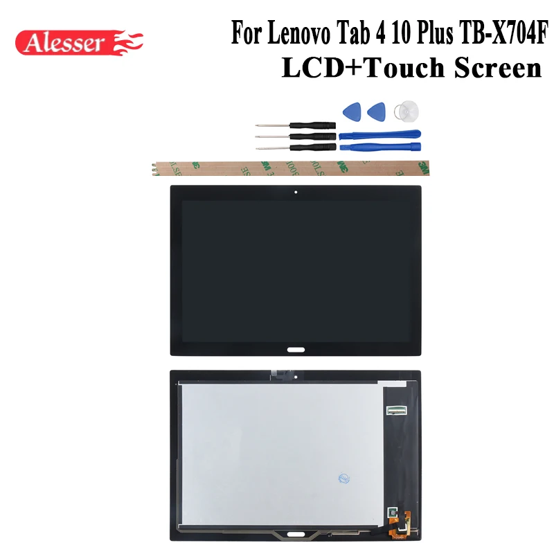 Alesser For Lenovo Tab 4 10 Plus TB-X704F TB-X704N TB X704F LCD Display and Touch Screen Assembly Repair Parts +Tools +Adhesive
Alesser For Lenovo Tab 4 10 Plus TB-X704F TB-X704N TB X704F LCD Display and Touch Screen Assembly Repair Parts +Tools +Adhesive