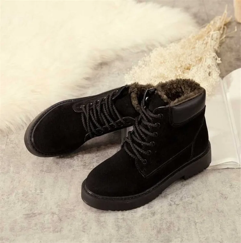 DORATASIA 2019 Winter Black Flock Women Ankle Snow Boots Warm Fur Flat Boots Casual lace-up Wedges Shoes Woman
DORATASIA 2019 Winter Black Flock Women Ankle Snow Boots Warm Fur Flat Boots Casual lace-up Wedges Shoes Woman