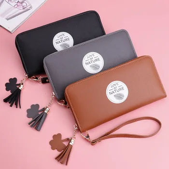 2019 New Korean Women's Wallet Long Fashion Handbag Zipper Around Tassel Pocket Card Key Phone Holder Clutch Wristlet Coin Purse
2019 New Korean Women's Wallet Long Fashion Handbag Zipper Around Tassel Pocket Card Key Phone Holder Clutch Wristlet Coin Purse