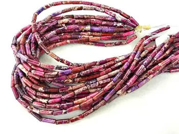 6x14mm Tube Beads - Impression Jasper Beads Bar Imperial jasper Aqua Terra - Jewelry Making Supply - Pink,Green ,Blue,Purple Ful 
6x14mm Tube Beads - Impression Jasper Beads Bar Imperial jasper Aqua Terra - Jewelry Making Supply - Pink,Green ,Blue,Purple Ful