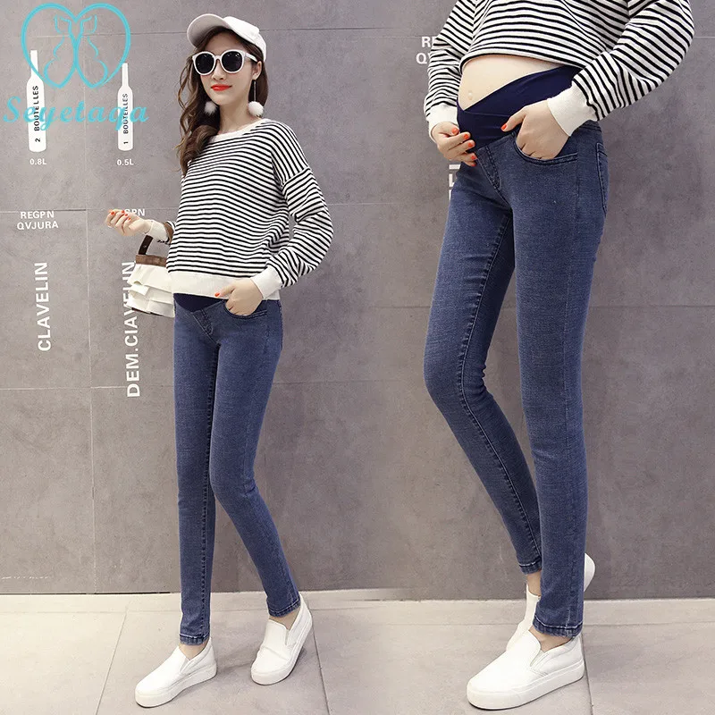 1761# Low Waist Belly Stretch Denim Skinny Maternity Jeans Autumn Fashion Pencil Pants Clothes for Pregnant Women Pregnancy Wear
1761# Low Waist Belly Stretch Denim Skinny Maternity Jeans Autumn Fashion Pencil Pants Clothes for Pregnant Women Pregnancy Wear
