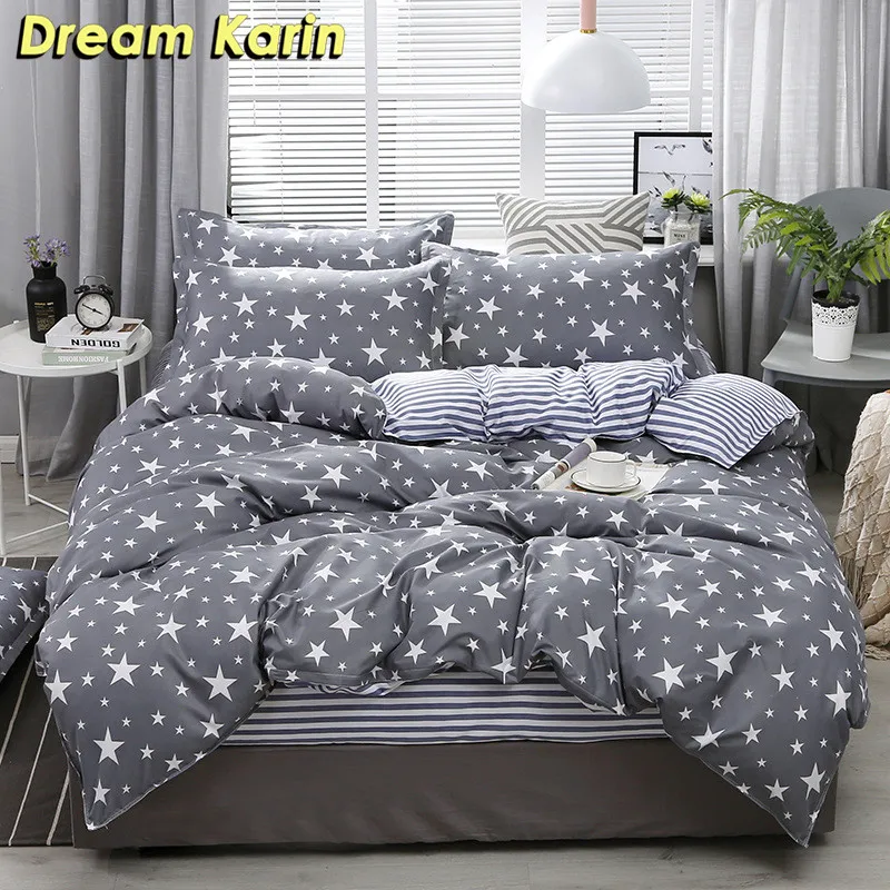 Nordic Brief Duvet Cover Sets Bedding Set With Pillowcase Plaid Star Print Bed Linens Single Double Queen King Bedclothes 2/3pcs
Nordic Brief Duvet Cover Sets Bedding Set With Pillowcase Plaid Star Print Bed Linens Single Double Queen King Bedclothes 2/3pcs