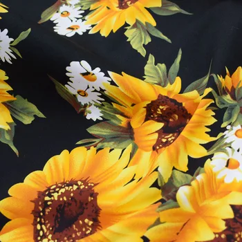 New Print Embroidered Cotton Fabric Sunflower Fashion Fabric DIY Handmade Fabric Jacket Skirt Fabric
New Print Embroidered Cotton Fabric Sunflower Fashion Fabric DIY Handmade Fabric Jacket Skirt Fabric