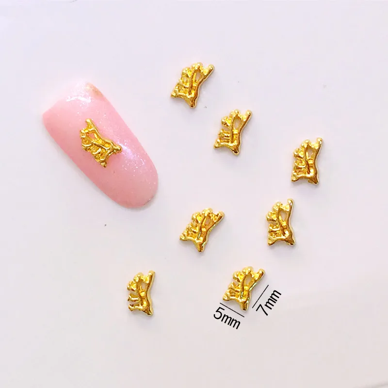 10Pcs/Lot 5*7mm Gold Coral Tree 3D Design Metal Alloy Nail Art Decorations Nail Gel Sticker Decos for Women
10Pcs/Lot 5*7mm Gold Coral Tree 3D Design Metal Alloy Nail Art Decorations Nail Gel Sticker Decos for Women
