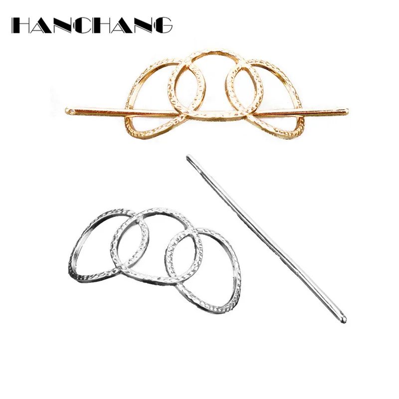 HANCHANG Female Hair Accessories Circle Hair Sticks Alloy Hairpins Fashion Headdress Hair Clip Women Headwear
HANCHANG Female Hair Accessories Circle Hair Sticks Alloy Hairpins Fashion Headdress Hair Clip Women Headwear