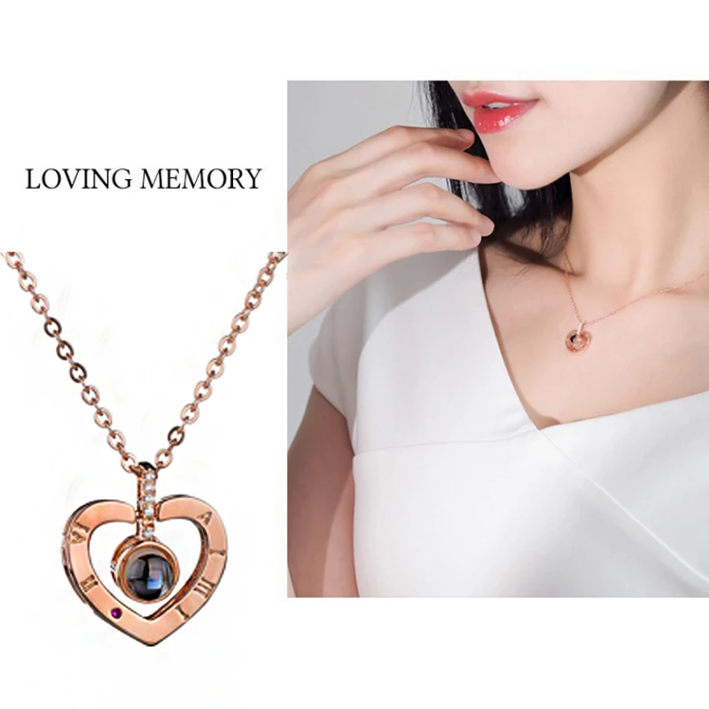 Rose Gold Silver Color 100 Languages I Love You Heart Pendant Necklace Women Jewelry Gifts
Rose Gold Silver Color 100 Languages I Love You Heart Pendant Necklace Women Jewelry Gifts