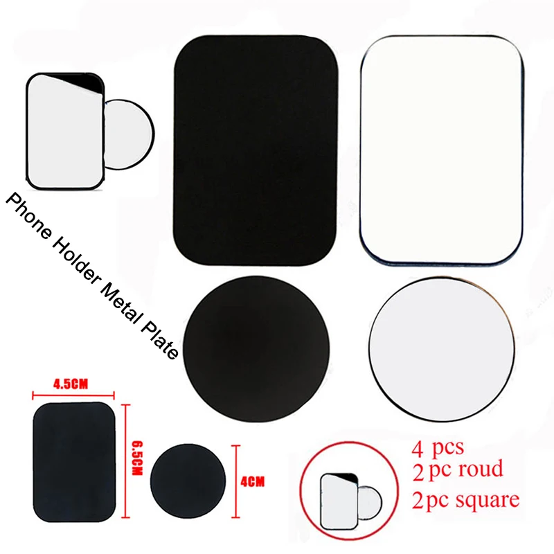 Black Square Round Adhesive Stickers Metal Plate for Car Phone Holder Matte Iron Sheets on Cell Phone for Magnetic Phone Holder
Black Square Round Adhesive Stickers Metal Plate for Car Phone Holder Matte Iron Sheets on Cell Phone for Magnetic Phone Holder