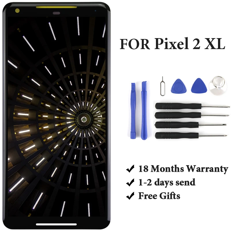 Сменный сенсорный ЖК-дисплей 6 дюймов для HTC Google Pixel 2 XL Nexus | Мобильные телефоны и