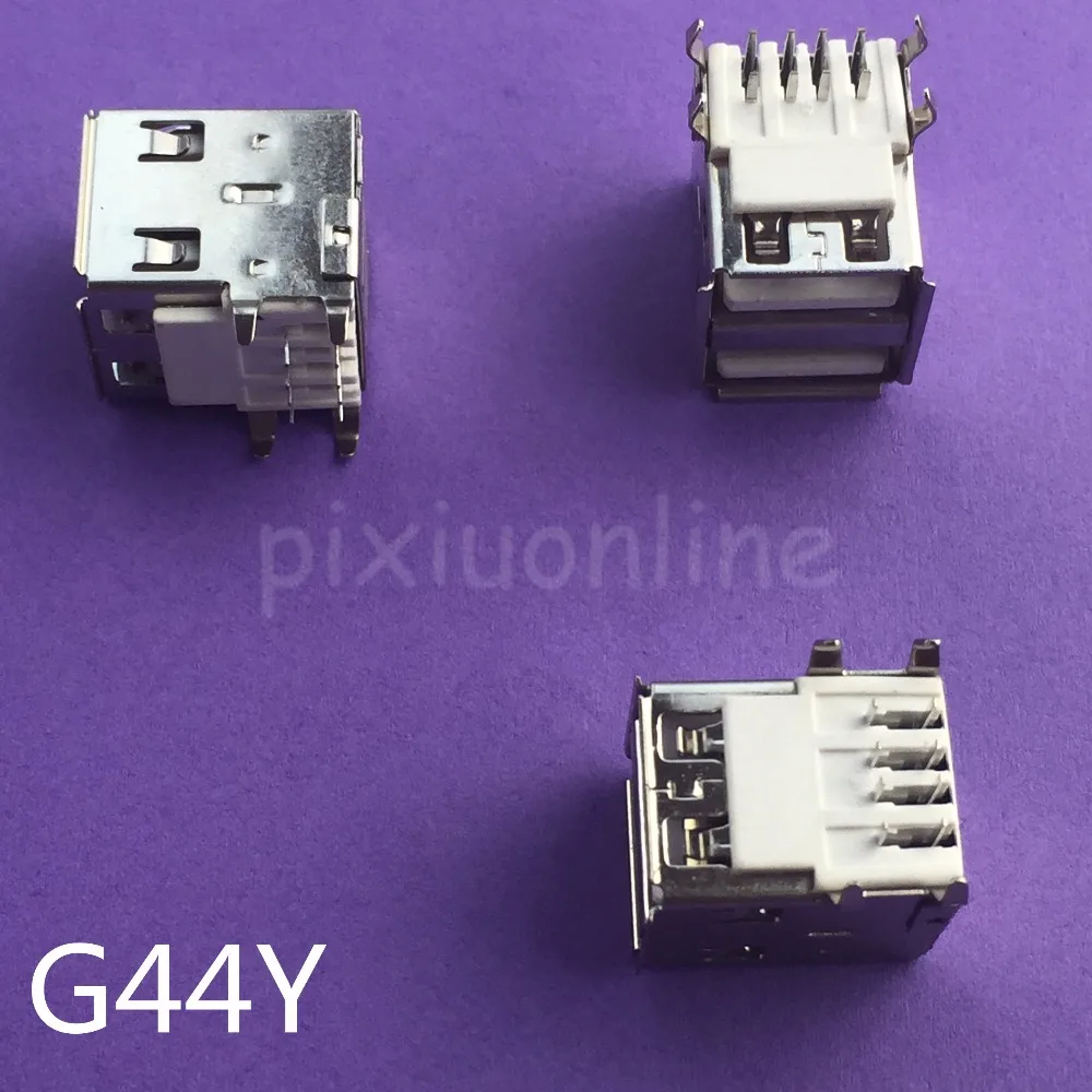 10pcs G44Y USB A Type Female Socket Connector White 2to1 Set for Data Connection Interface Charging
10pcs G44Y USB A Type Female Socket Connector White 2to1 Set for Data Connection Interface Charging