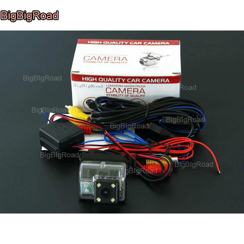 BigBigRoad Car Rear View Reversing backup Camera with power relay / Filter For Mazda 6 2008 / CX-5 CX 5 CX5 / CX-7 CX7 CX 7
BigBigRoad Car Rear View Reversing backup Camera with power relay / Filter For Mazda 6 2008 / CX-5 CX 5 CX5 / CX-7 CX7 CX 7