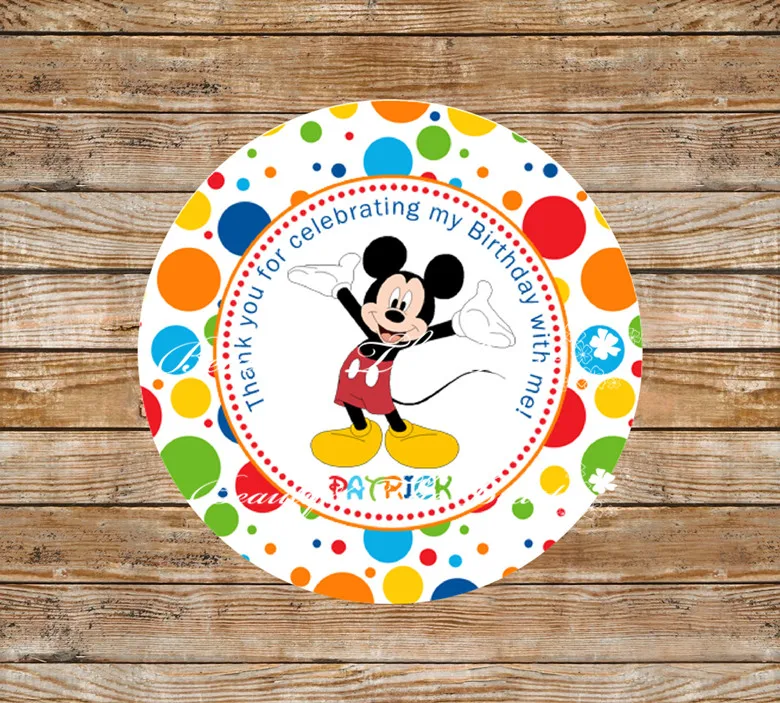 Customized Personalized Mickey Stickers Label Cupcake Toppers Birthday Party Decorations Kids Sticker Label Baby Shower
Customized Personalized Mickey Stickers Label Cupcake Toppers Birthday Party Decorations Kids Sticker Label Baby Shower