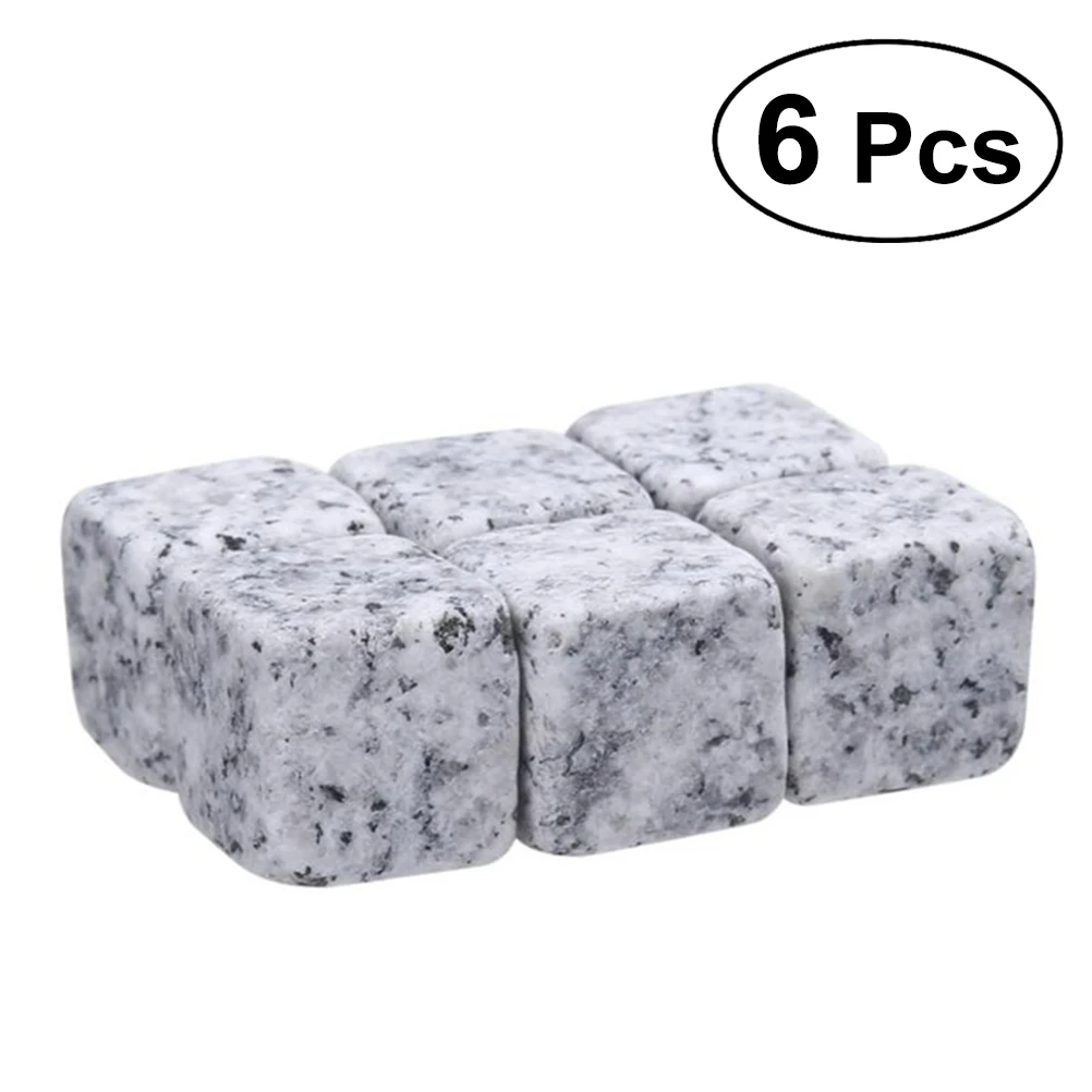 6pcs Gray Wiskey Stones Beverage Chilling Rocks for Whiskey and other Beverages Barware Wine Coolers Ice Cubes Bar Accessories
6pcs Gray Wiskey Stones Beverage Chilling Rocks for Whiskey and other Beverages Barware Wine Coolers Ice Cubes Bar Accessories