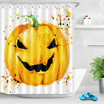 LB Watercolor Abstract Halloween Yellow Cute Pumpkin Shower Curtain Funny Waterproof Bathroom Fabric For Kids Boy Bathtub Decor
LB Watercolor Abstract Halloween Yellow Cute Pumpkin Shower Curtain Funny Waterproof Bathroom Fabric For Kids Boy Bathtub Decor