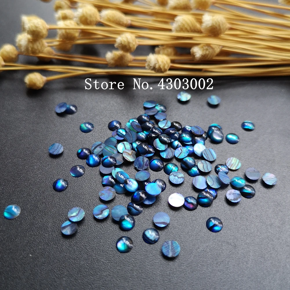 100pcs/lo 4mm Natural Round Cabochon Blue Abalone Shell Mother of Pearl shell Round Peacock MOP Pearl shell for Fake Nails
100pcs/lo 4mm Natural Round Cabochon Blue Abalone Shell Mother of Pearl shell Round Peacock MOP Pearl shell for Fake Nails