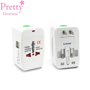 New Dual USB Charging Port All in One Universal Worldwide Convenient Travel Wall Charger Power UK AU US EU Plug Adapter Adapter
New Dual USB Charging Port All in One Universal Worldwide Convenient Travel Wall Charger Power UK AU US EU Plug Adapter Adapter