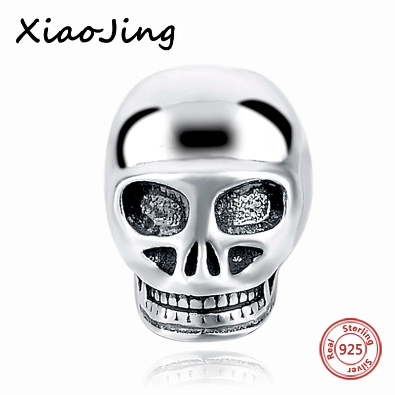 925 sterling Silver charms Special skull head Bead Fit authentic European Bracelet Pendant Fashion beads for Jewelry making Gift
925 sterling Silver charms Special skull head Bead Fit authentic European Bracelet Pendant Fashion beads for Jewelry making Gift