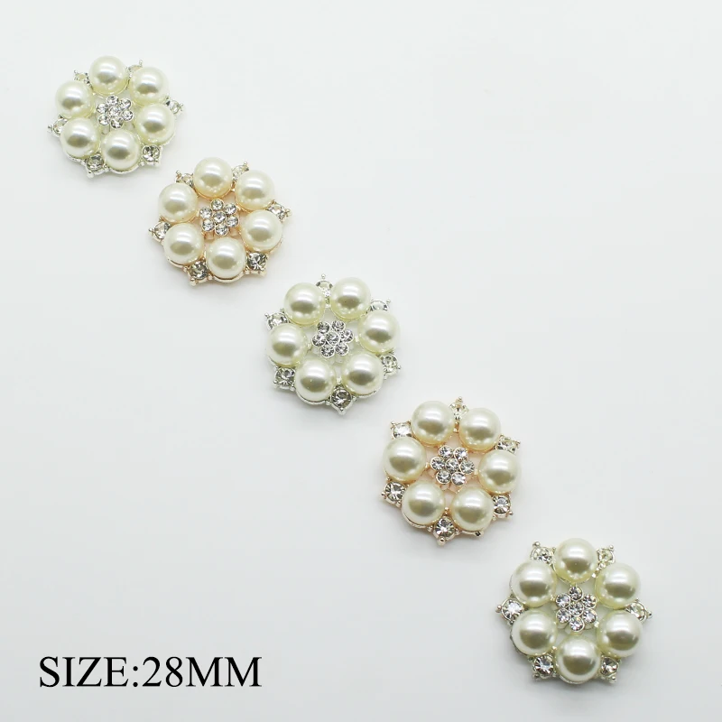 10pcs/lot 28MM Six Pearl Flower Metal Rhinestone Snap Flat Back Buttons Crystal for Clothes Kids Hair Accessories DIY Decorative
10pcs/lot 28MM Six Pearl Flower Metal Rhinestone Snap Flat Back Buttons Crystal for Clothes Kids Hair Accessories DIY Decorative