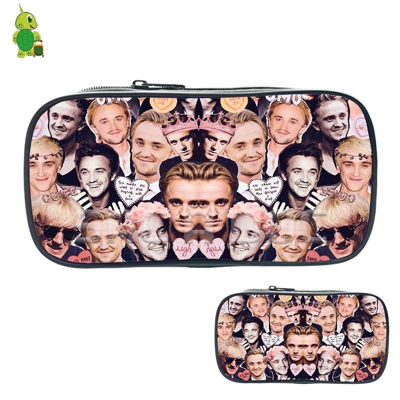 Harri Potter Pencil Case Tom Felton Collage Cosmetic Bags Boys Girls Children School Storage Bags Women Men Large Makeup Bag
Harri Potter Pencil Case Tom Felton Collage Cosmetic Bags Boys Girls Children School Storage Bags Women Men Large Makeup Bag