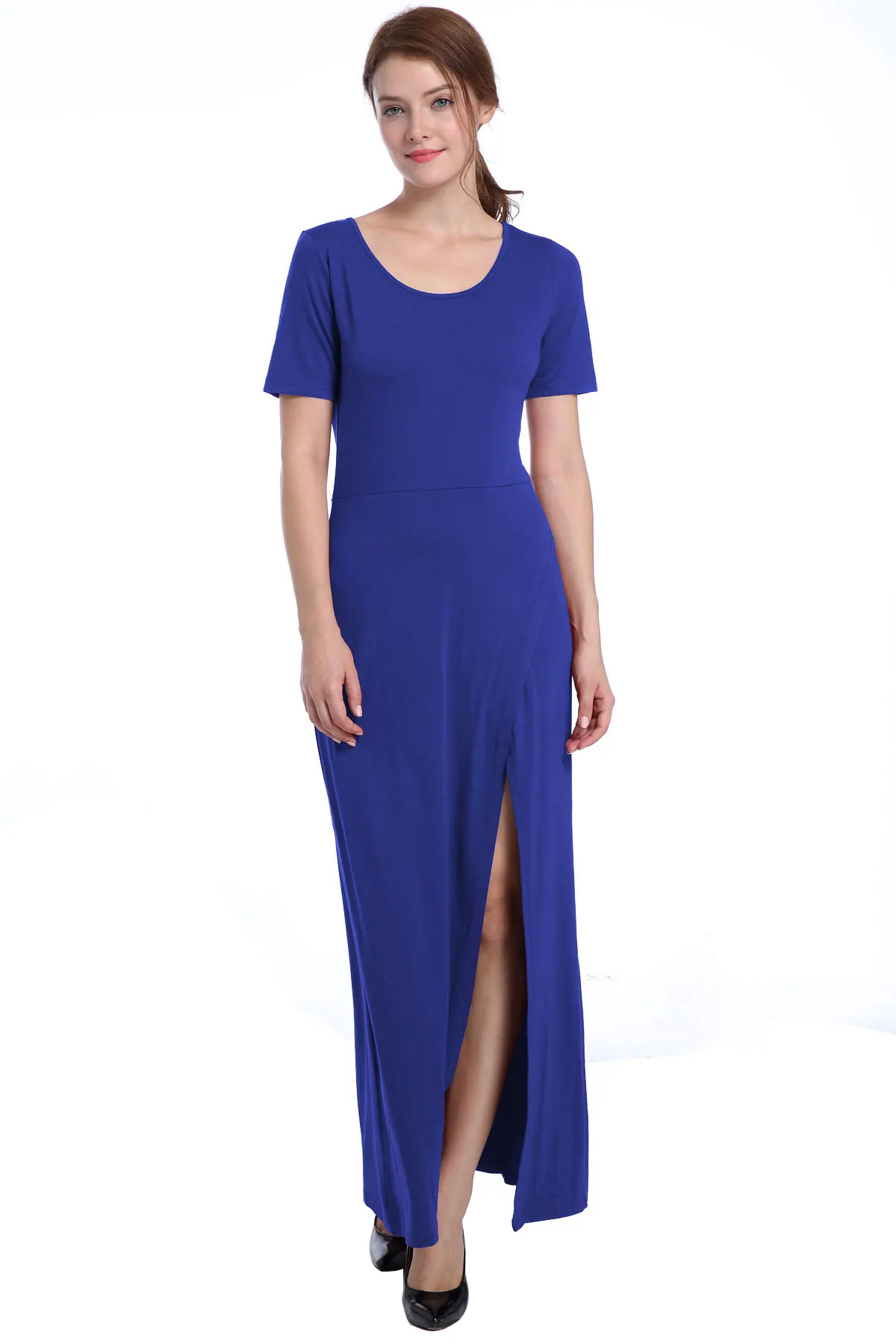 women long dress spilt 059a (12)