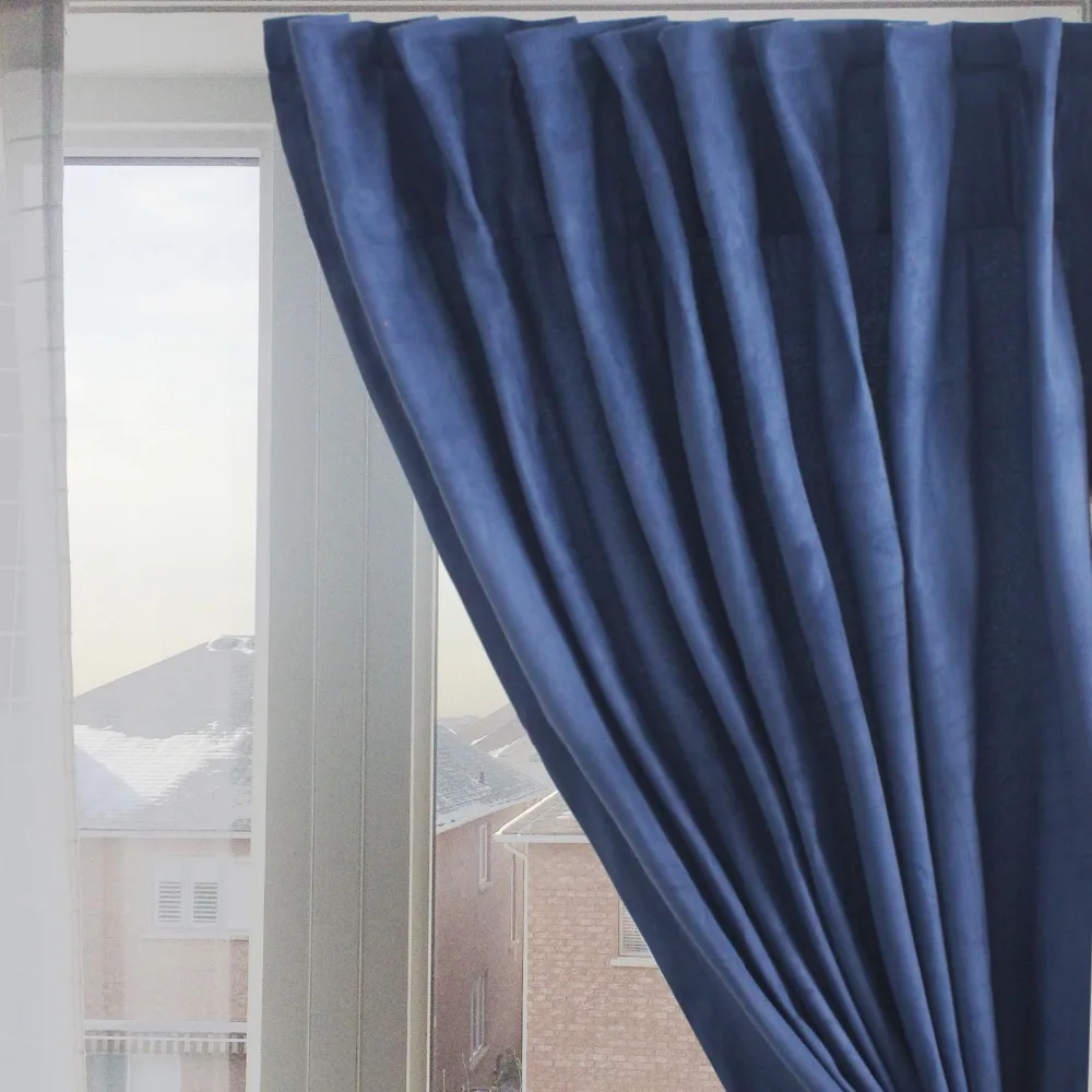 Free Shipping High Quality Micro Suede Blue Color Window Curtain Home Decoration
Free Shipping High Quality Micro Suede Blue Color Window Curtain Home Decoration