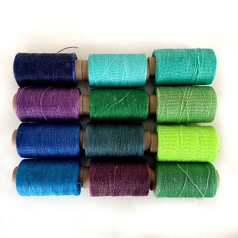 Cold Colors Series Flat Waxed Thread 250M 150D Flat Sew Wax Line Handmade DIY For Leather 1MM Flat Waxed Sewing Nylon Thread
Cold Colors Series Flat Waxed Thread 250M 150D Flat Sew Wax Line Handmade DIY For Leather 1MM Flat Waxed Sewing Nylon Thread