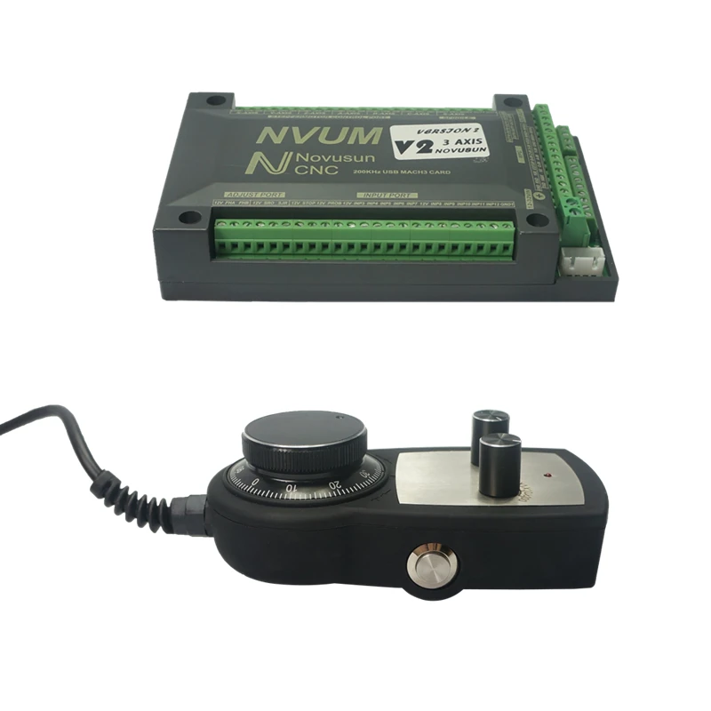 Mach3 USB Interface 3axis Control Card Manual Pulse Hand Wheel for CNC Milling Machine | Инструменты