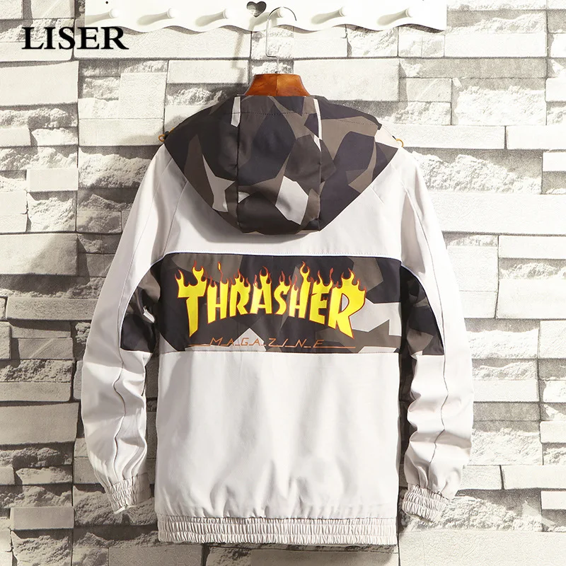 LISER Hip Hop Jacket Mens 2019 Oversized Jacket Hooded Assault Coat Men's Jacket Streetwear Harajuku Men Trench Coat
LISER Hip Hop Jacket Mens 2019 Oversized Jacket Hooded Assault Coat Men's Jacket Streetwear Harajuku Men Trench Coat