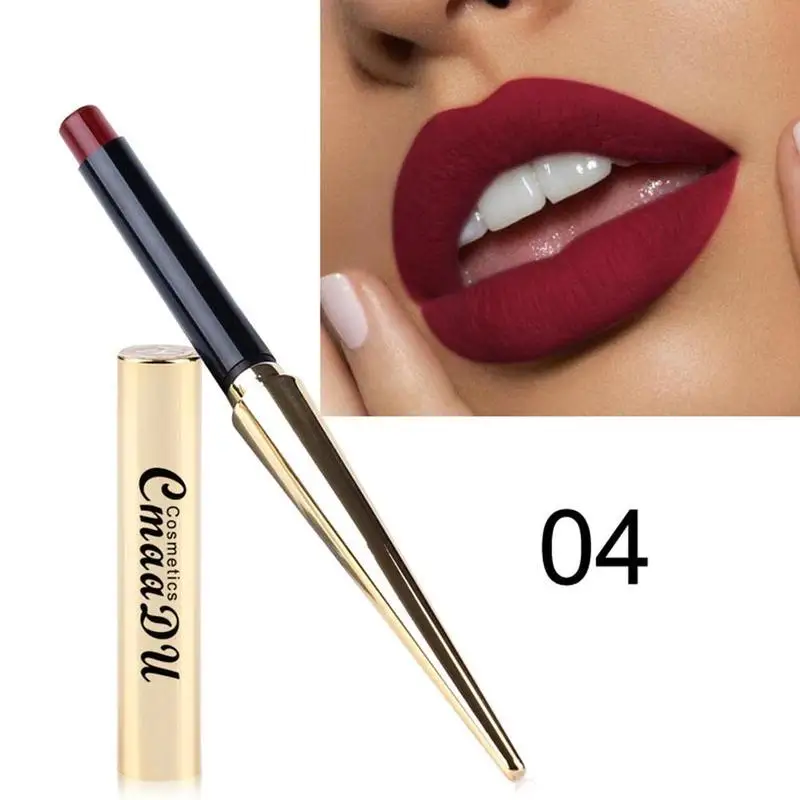 CmaaDu 12 Colors Bullet Waterproof Matte Lipstick New Explosion Lip Gloss Tint Pencil Sexy Plum Makeup Beauty Tools
CmaaDu 12 Colors Bullet Waterproof Matte Lipstick New Explosion Lip Gloss Tint Pencil Sexy Plum Makeup Beauty Tools