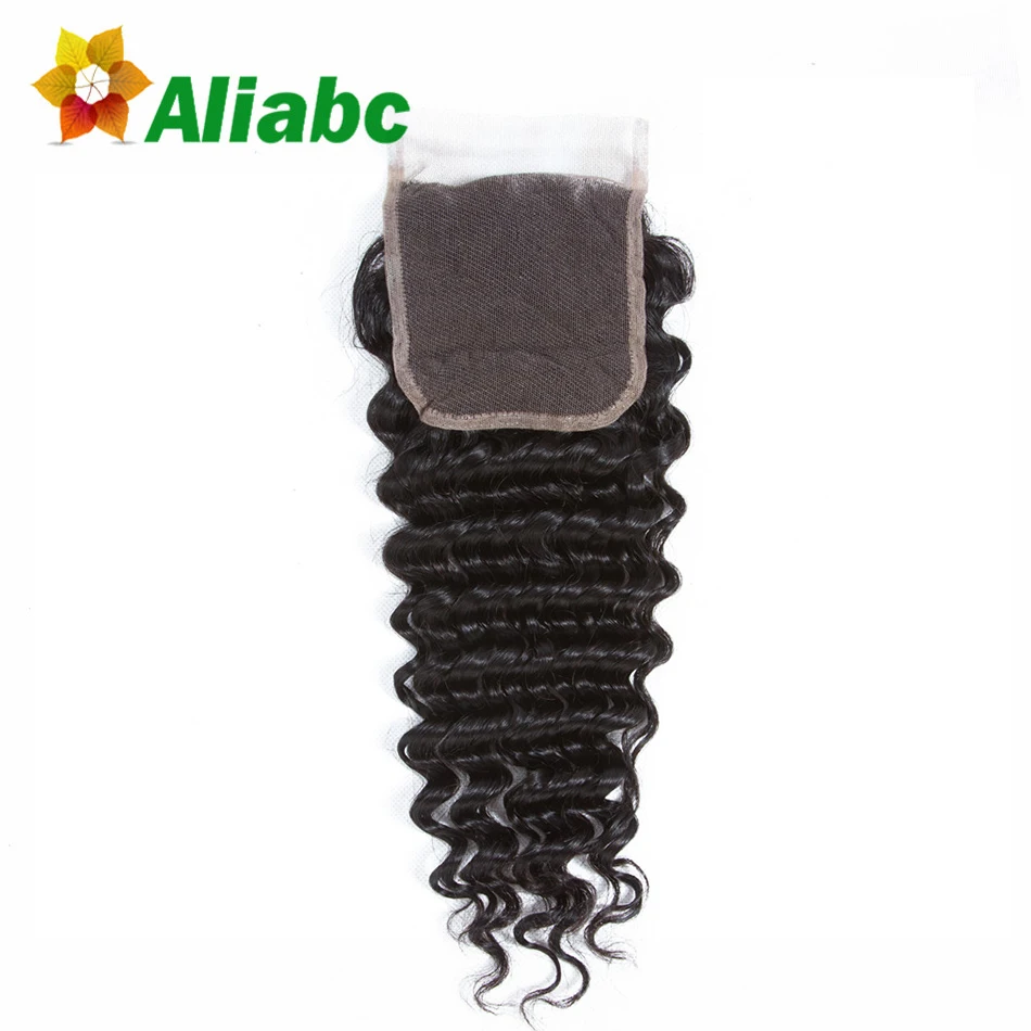 Aliabc Brazilian Deep Wave Lace Frontal Closure Natural Color 8-20 Inch 4*4 Non-remy 100% Human Hair Extensions Free Shipping
Aliabc Brazilian Deep Wave Lace Frontal Closure Natural Color 8-20 Inch 4*4 Non-remy 100% Human Hair Extensions Free Shipping