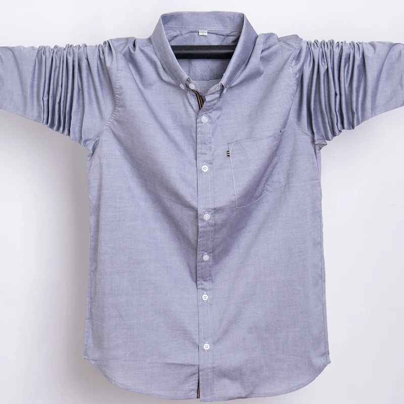 Men Shirt Cotton 2019 Spring Autumn Casual Business Brand Full Sleeve Shirt Homme Solid Man Dress Shirt 5xl 6xl 7xl Plus Size
Men Shirt Cotton 2019 Spring Autumn Casual Business Brand Full Sleeve Shirt Homme Solid Man Dress Shirt 5xl 6xl 7xl Plus Size