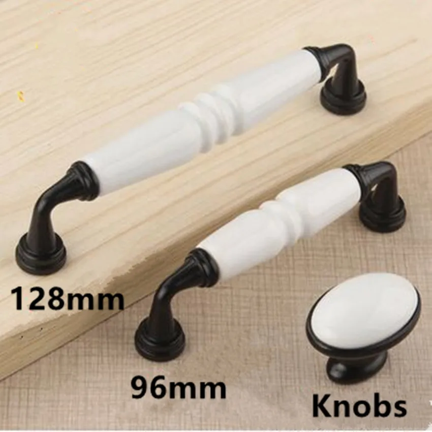 96mm 128mm white black dresser kitchen cbinet door handle pull white ceramic drawer knob pull 5" modern simple furniture handle
96mm 128mm white black dresser kitchen cbinet door handle pull white ceramic drawer knob pull 5" modern simple furniture handle