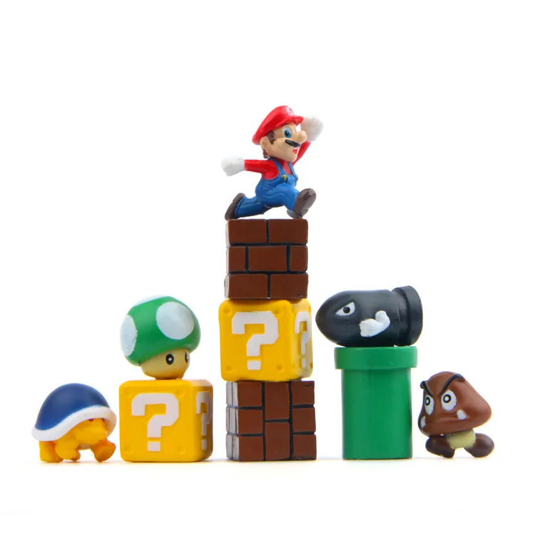 10PCS/Lot Super Mario Game Toad Bullet Mushroom Action Model Toys Question Wall Square Turtle Statue Mini Christmas Kids Toy
10PCS/Lot Super Mario Game Toad Bullet Mushroom Action Model Toys Question Wall Square Turtle Statue Mini Christmas Kids Toy