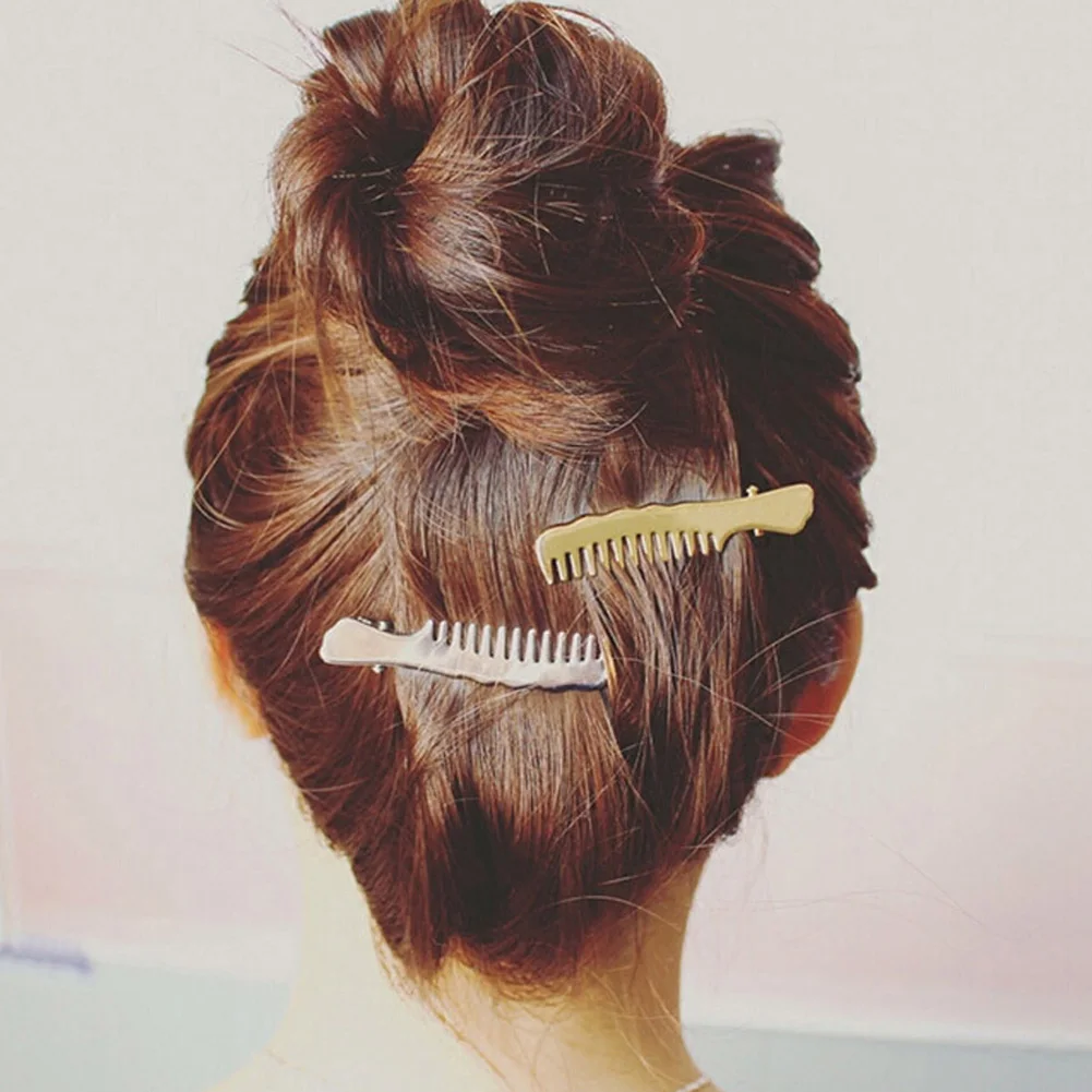 2017 New Hair Jewelry Gold Silver Coated Hair Comb Shaped Hair Clips for Women Jewellry Accessories pinzas de pelo
2017 New Hair Jewelry Gold Silver Coated Hair Comb Shaped Hair Clips for Women Jewellry Accessories pinzas de pelo