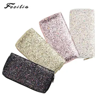 Fecilia 2019 New Women's Glitter Hand Bag Shiny Sequin Clutch Purse Wedding Party Pearl Chain Unique Evening Bag wallet for Girl
Fecilia 2019 New Women's Glitter Hand Bag Shiny Sequin Clutch Purse Wedding Party Pearl Chain Unique Evening Bag wallet for Girl