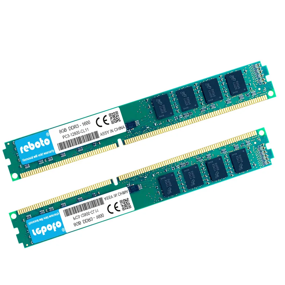 Reboto DDR3 2 ГБ/4 ГБ/8 Гб оперативной памяти 1600 МГц 1333 1066 240pin 1 5 V для рабочего стола