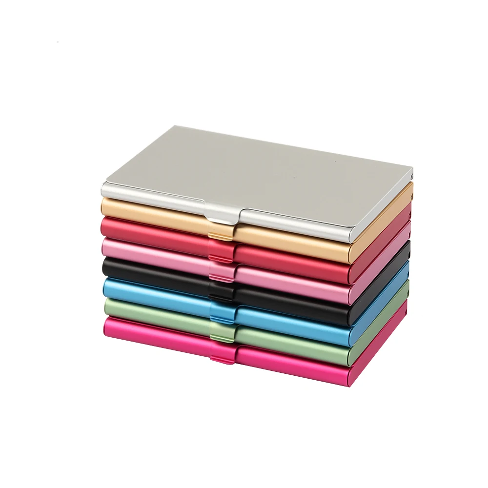2019 Office Stationery Supplies Durable Name Credit Calling Case Box Aluminum Alloy Pocket Business Card Stationery Holders
2019 Office Stationery Supplies Durable Name Credit Calling Case Box Aluminum Alloy Pocket Business Card Stationery Holders
