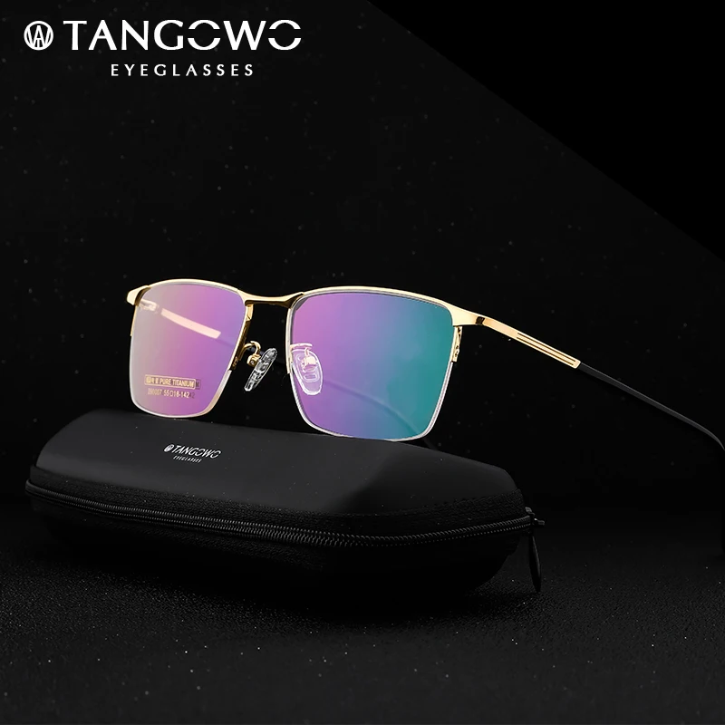 TANGOWO Men Glasses Frame Optical Men Eye Glasses Frames Spectacle Frames Male Stylish Titanium Eyewear Glasses-prescription
TANGOWO Men Glasses Frame Optical Men Eye Glasses Frames Spectacle Frames Male Stylish Titanium Eyewear Glasses-prescription