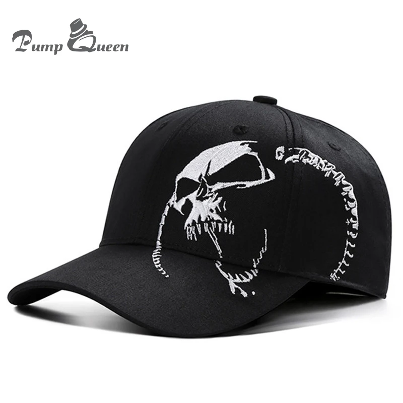 High Quality Brand Cap Skull Embroidery Baseball Cap Fashion Dad Hat Leisure Gorras Snapback Cap Casquette Hat Men And Women
High Quality Brand Cap Skull Embroidery Baseball Cap Fashion Dad Hat Leisure Gorras Snapback Cap Casquette Hat Men And Women